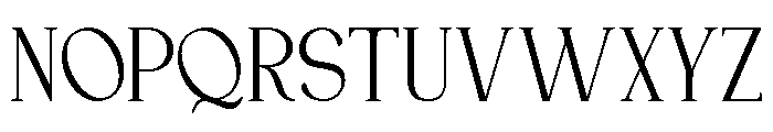 BirestaMidnight-Regular Font UPPERCASE