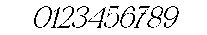 BirestaMidnightSlant-Regular Font OTHER CHARS