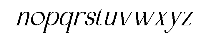 BirestaMidnightSlant-Regular Font LOWERCASE