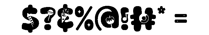 Birth Decor Font OTHER CHARS