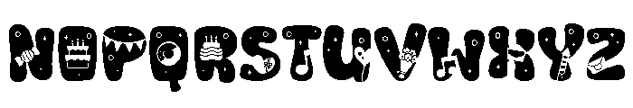 Birth Decor Font UPPERCASE