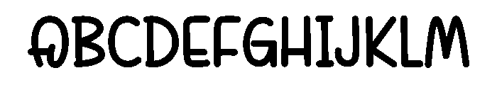 Birthday Alrighting Font UPPERCASE