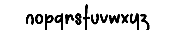 Birthday Alrighting Font LOWERCASE