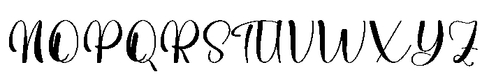 Birthday Antaresia Font UPPERCASE