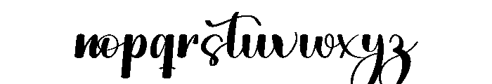 Birthday Antaresia Font LOWERCASE