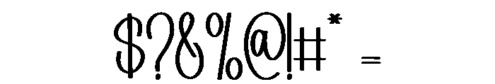 Birthday April Font OTHER CHARS