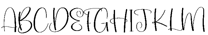 Birthday Bestfriends Font UPPERCASE