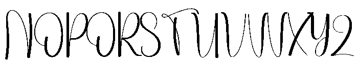 Birthday Bestfriends Font UPPERCASE
