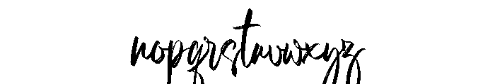 Birthday Calligraphy Regular Font LOWERCASE