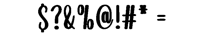 Birthday Children Font OTHER CHARS