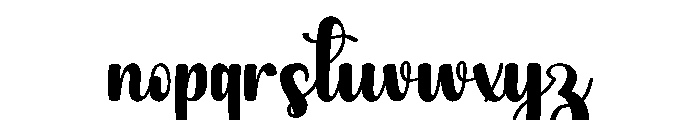 Birthday Children Font LOWERCASE