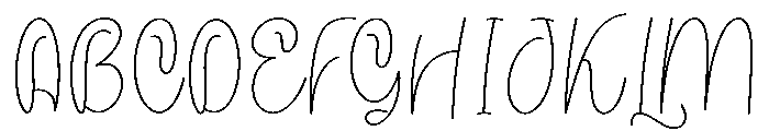 Birthday Christian Font UPPERCASE
