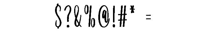 Birthday Classic Font OTHER CHARS
