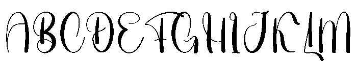 Birthday Classic Font UPPERCASE