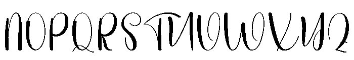 Birthday Classic Font UPPERCASE