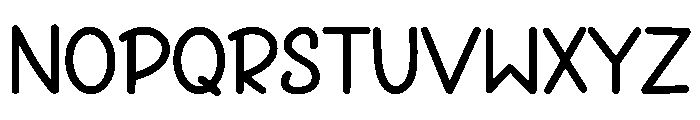 Birthday Comic Font UPPERCASE