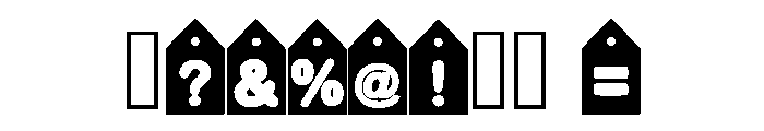 Birthday Crafts Regular Font OTHER CHARS