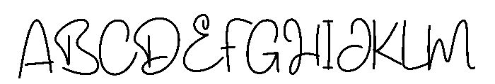 Birthday Dairy Font UPPERCASE
