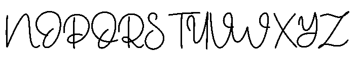 Birthday Dairy Font UPPERCASE
