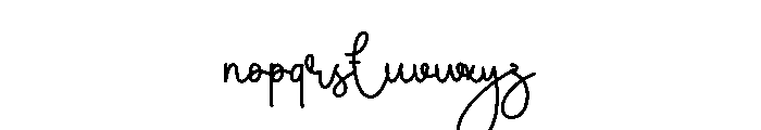 Birthday Dairy Font LOWERCASE