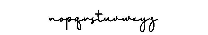 Birthday Deluxs Font LOWERCASE