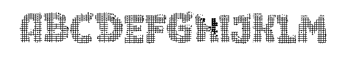 Birthday Font 2 Font UPPERCASE