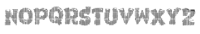 Birthday Font 2 Font UPPERCASE
