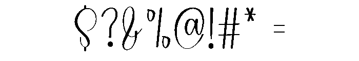 Birthday Grandma Font OTHER CHARS