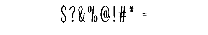 Birthday Grandparent Font OTHER CHARS
