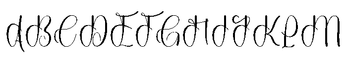 Birthday Grandparent Font UPPERCASE
