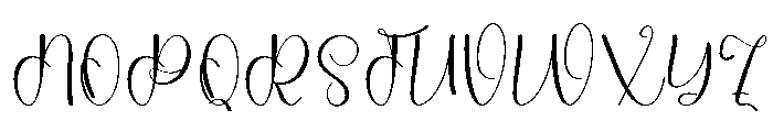 Birthday Grandparent Font UPPERCASE