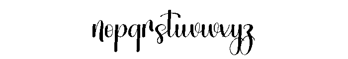 Birthday Grandparent Font LOWERCASE