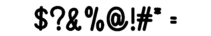 Birthday Handwriting Font OTHER CHARS