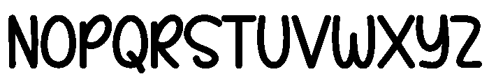 Birthday Handwriting Font UPPERCASE
