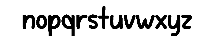 Birthday Handwriting Font LOWERCASE
