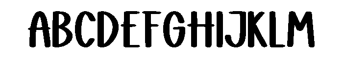 Birthday Holiday Regular Font UPPERCASE