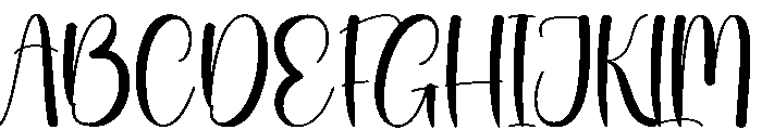 Birthday Honey Font UPPERCASE