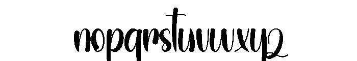 Birthday Honey Font LOWERCASE