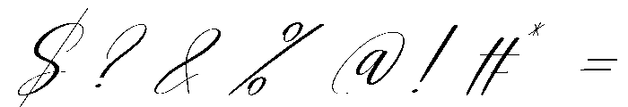 Birthday Honeymoon Font OTHER CHARS