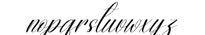 Birthday Honeymoon Font LOWERCASE