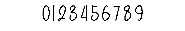 Birthday Justime Font OTHER CHARS
