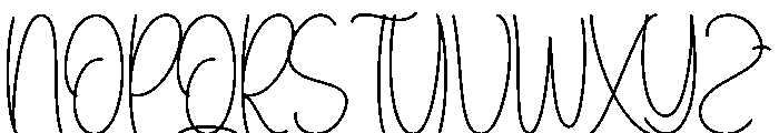 Birthday Lovely Font UPPERCASE