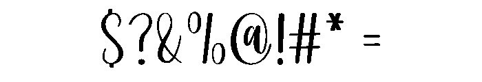 Birthday Majesty Font OTHER CHARS