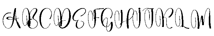 Birthday Majesty Font UPPERCASE