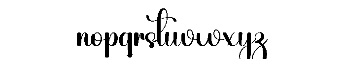Birthday Majesty Font LOWERCASE