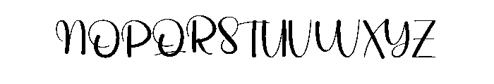 Birthday Midnighty Font UPPERCASE