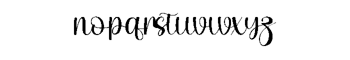 Birthday Midnighty Font LOWERCASE