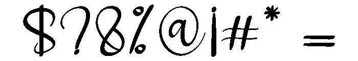 Birthday Monday Font OTHER CHARS