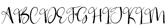 Birthday Monday Font UPPERCASE