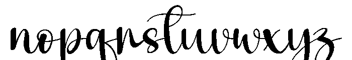 Birthday Monday Font LOWERCASE